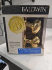 Baldwin 5425-030 Pass Egg Knob Oval Latch Set High Polish Brass New Box R$285. Price: $200.00.