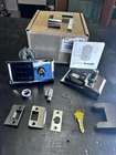 Schlage Encode Smart Wi-fi Lock With Lever Handle, Touchscreen Keypad Used. Price: $189.99.
