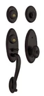 Baldwin Hardware 85345.402.2FD Full Dummy Handle Set Distressed Oil-rubbed Bronz Open. Price: $285.00.
