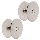 Door Hole Cover Plate, 2-5/8" Diameter Solid Steel, Filler (2, Sat... New. Price: $22.01.