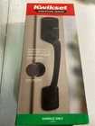 Kwikset 815PGH Prague Black Handle With Pismo Knob Open. Price: $62.99.