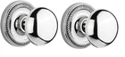 Nostalgic Warehouse Rope Rosette With New York Knob Privacy 2.375" Bright Chrome Open. Price: $69.99.