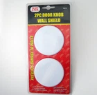 2 Pc Door Knob Self Adhesive Protector 3" Drywall Shield Round Off White New. Price: $8.90.