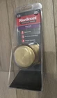Complete: Kwikset Decorative-dummy-inactive Pismo Knob Satin Brass Open. Price: $6.40.