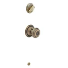 Schlage Georgian Interior Knob With Deadbolt, Antique Bras New. Price: $87.52.