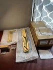 Signature Hardware 441454 Griggs Left Handed Solid Brass Plate Door Handleset Open. Price: $179.99.