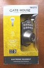 Gatehouse Keyless Access Satin Nickel Electronic Deadbolt (#0612773) New Sealed. Price: $24.99.