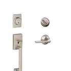 Schlage F60CEN619LAT Century Active Door Handleset With Latitude Interior, Sati New. Price: $275.69.