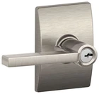 Schlage F80-LAT-CEN Latitude Single Cylinder Keyed Entry New. Price: $70.41.