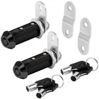 Sissinda Black Cam Locks Rv Storage Keyed Alike, 1-1/2 Fits On New. Price: $26.49.