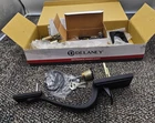 Delaney 240607 BP400-KN-US19 Entrance Handleset Black Door Open. Price: $80.99.