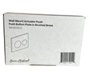 Swiss Madison Wall Mount Actuator Flush Push Button Plate SMWC001Z Brushed Brass New. Price: $28.49.
