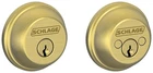 Schlage B62 Brass Double Cylinder Grade 1 Deadbolt From The B-series New. Price: $75.36.