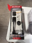 Kwikset Front Door Lock - Black / Open. Price: $76.95.
