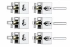 Ncl Elegant Entry Door Lever With Deadbolt, Keyed Alike 3 Pack Chrome New. Price: $59.99.