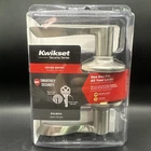 Kwikset 94050-673 Entry Door Lockset Lever Smartkey Satin Nickel New. Price: $21.00.