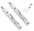 2 Pcs Concealed Slide Door Lock - 8 Inch Flush Bolt Guard For French, Composi... New. Price: $21.19.