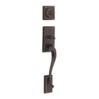 Kwikset Hawthorne Entrance Handleset Venetian Bronze Used. Price: $86.02.