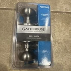Gate House #0037642 Round Satin Nickel Bed/bath Door Knob New. Price: $8.00.