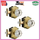 Gobrico 3 Pack Privacy Crystal Glass Door Knobs With Lock,heavy Duty Lockse New. Price: $93.13.