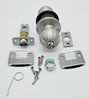Schlage Georgian Keyed Entry Door Knob Satin Nickel F51A 619 Open. Price: $18.99.