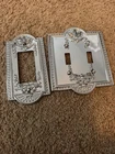 Nostalgic Warehouse Bright Chrome Meadows Light Switch Cover Plate Rocker 2 Gang Used. Price: $29.00.