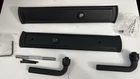 Baldwin Richland Multi Point Trim Set Door Handle Matte Black MP011.190. Dummy Open. Price: $80.00.