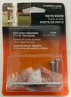 Prime-line 2040 Patio Door Lock Keeper Adjustable 1 5/8" New Free Shipping. Price: $13.95.