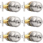 Probrico Privacy Interior Door Knobs Bed And Bath 6 Pack, Brushed Nickel New. Price: $67.99.