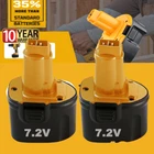 2PACK Ni-mh Battery Replace For Dewalt DE9057 DW9057 7.2VOLT Cordless Drill New. Price: $28.00.