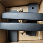 Emtek 5507GVRHUS19 5" Long Stretto Rectangular Passage Geneva Lever, Flat Black For. Price: $65.00.