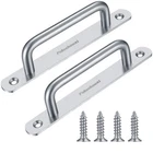 2 Pcs Barn Door Handles, Sliding Pull Stainless Steel Closet Ca... New. Price: $20.87.