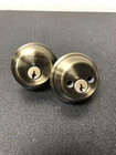 Schlage B62609 Double Cylinder Grade 1 Deadbolt - Antique Brass Used. Price: $50.99.