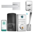 Wifi Smart Door Lock Set: Heantle Keyless Entry Deadbolt With Handle Fingerpr... New. Price: $150.16.