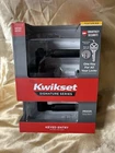 Kwikset Keyed Entry Prava Knurled Handle Lever Matte Black New. Price: $30.99.
