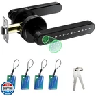 Evanshow Fingerprint Door Lock Biometric Knob With Keypad New. Price: $44.99.