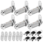Sissinda Cam Locks Rv Storage Keyed Alike, 1-1/2" Fits 1-1/4" Max Door Thickn... New. Price: $50.22.