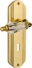 Nostalgic Warehouse Deco Plate With Keyhole Parlor Lever, Mortise - 2.25", Polis New. Price: $633.99.
