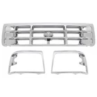 Almuloo Grille & Headlight Bezel Silvery Compatible With 1992-1996 Ford Bronc.... Price: $204.27.