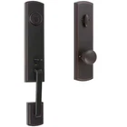 Italian Collection Briona Single Cylinder Edged Bronze Door Handleset With Santo New. Price: $159.73.