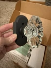 Nostalgic Warehouse Cottage Plate Chateau Crystal Knob Oil Rubbed Bronze Nib Open. Price: $89.99.