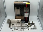 Baldwin Spyglass Single Cylinder Front Door Handleset Satin Nickel Open. Price: $89.95.