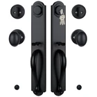Hisafe Double Handle Set For Front Door, Matte Black Keyed&dummy Exterior New. Price: $206.71.