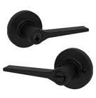 Kwikset Hollis Round Matte Black Keyed Entry Door Handle With Smartkey Security New. Price: $23.99.