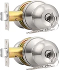 Probrico 2 Pack Keyed Alike Entry Door Knobs With Lock And Ball Ha New. Price: $31.05.