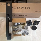 Baldwin Seattle Reserve Matte Black Single Cylinder Entry Handleset Keyed New. Price: $149.00.