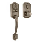 Weslock Colonial Panic Proof Entry Handleset With Eleganti Knob, Antique Brass New. Price: $393.68.