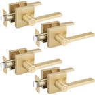 Ehomeware 4 Pack Privacy Door Levers Gold Interior Handles For Bedroom New. Price: $143.31.