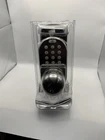 Milocks Keypad Keyless Entry Indoor Knob Security Satin Nickel Finish New Open. Price: $32.00.