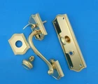 Baldwin 6420 Rope Bristol Entrance Door Thumb Latch Set With Matching Knob Open. Price: $169.00.